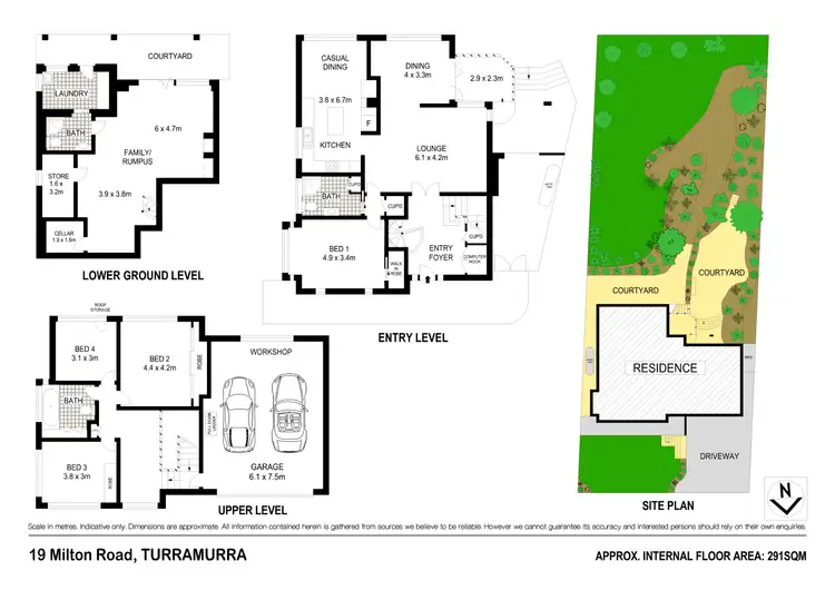 Floorplan of Homely house listing, 19 Milton Rd, Turramurra NSW