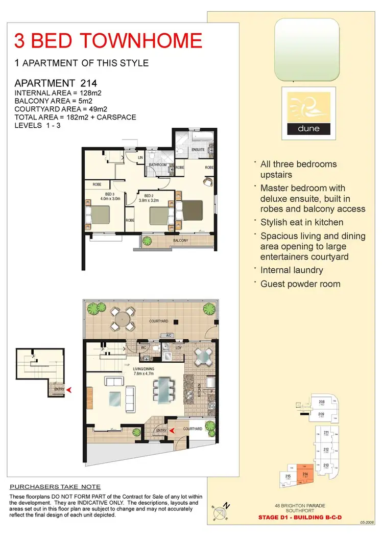 Floorplan of Homely apartment listing, 1 Aqua St, Southport QLD