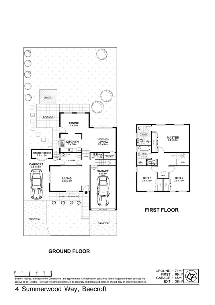 Floorplan of Homely other listing, 4 Summerwood Way, Beecroft NSW