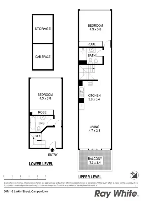 Floorplan of Homely apartment listing, 607/1-3 Larkin St, Camperdown NSW