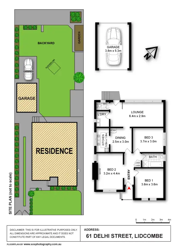 Floorplan of Homely house listing, 61 Delhi St, Lidcombe NSW
