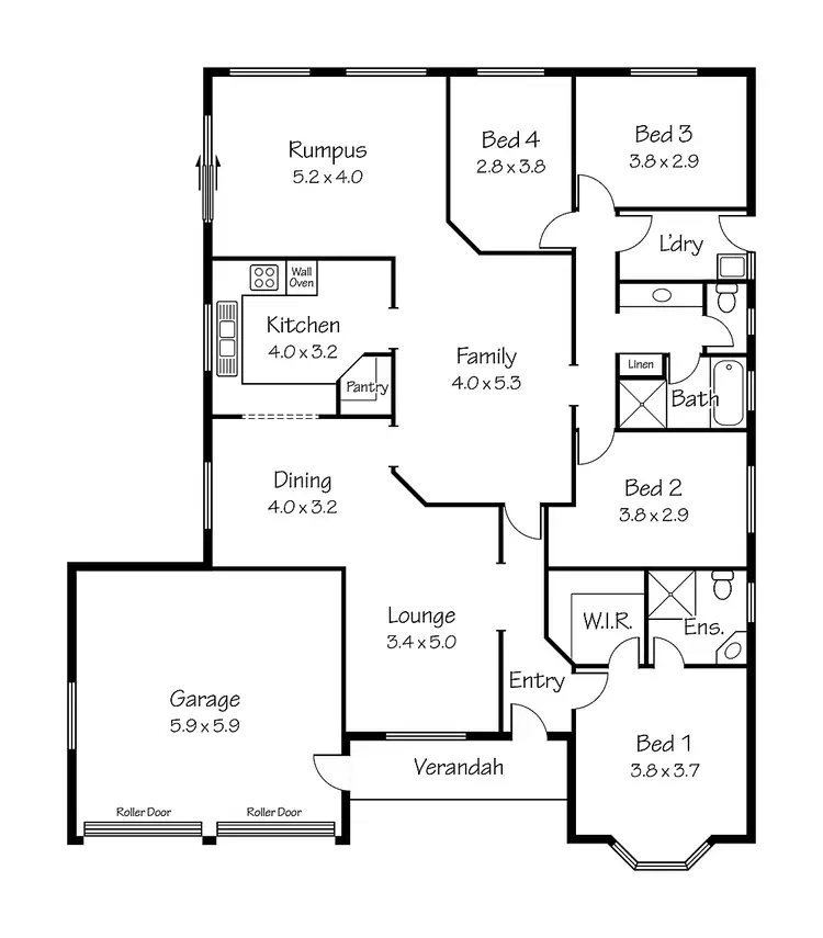 Floorplan of Homely house listing, 8 Gierke Ct, Mount Barker SA