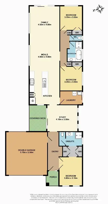 Floorplan of Homely house listing, 14 Monbulk Cres, Rowville VIC
