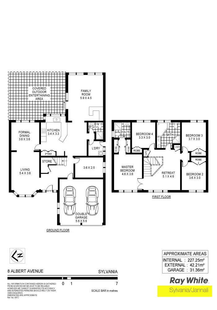 Floorplan of Homely house listing, 8 Albert Ave, Sylvania NSW
