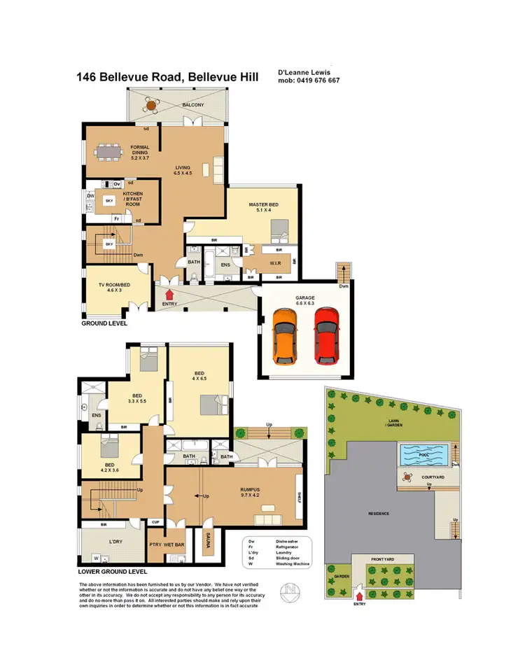 Floorplan of Homely house listing, 146 Bellevue Rd, Bellevue Hill NSW