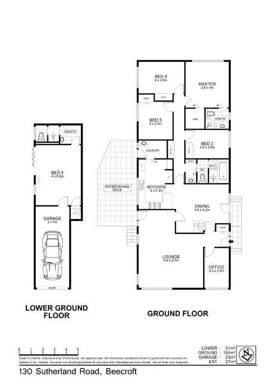 Floorplan of Homely house listing, 130 Sutherland Rd, Beecroft NSW