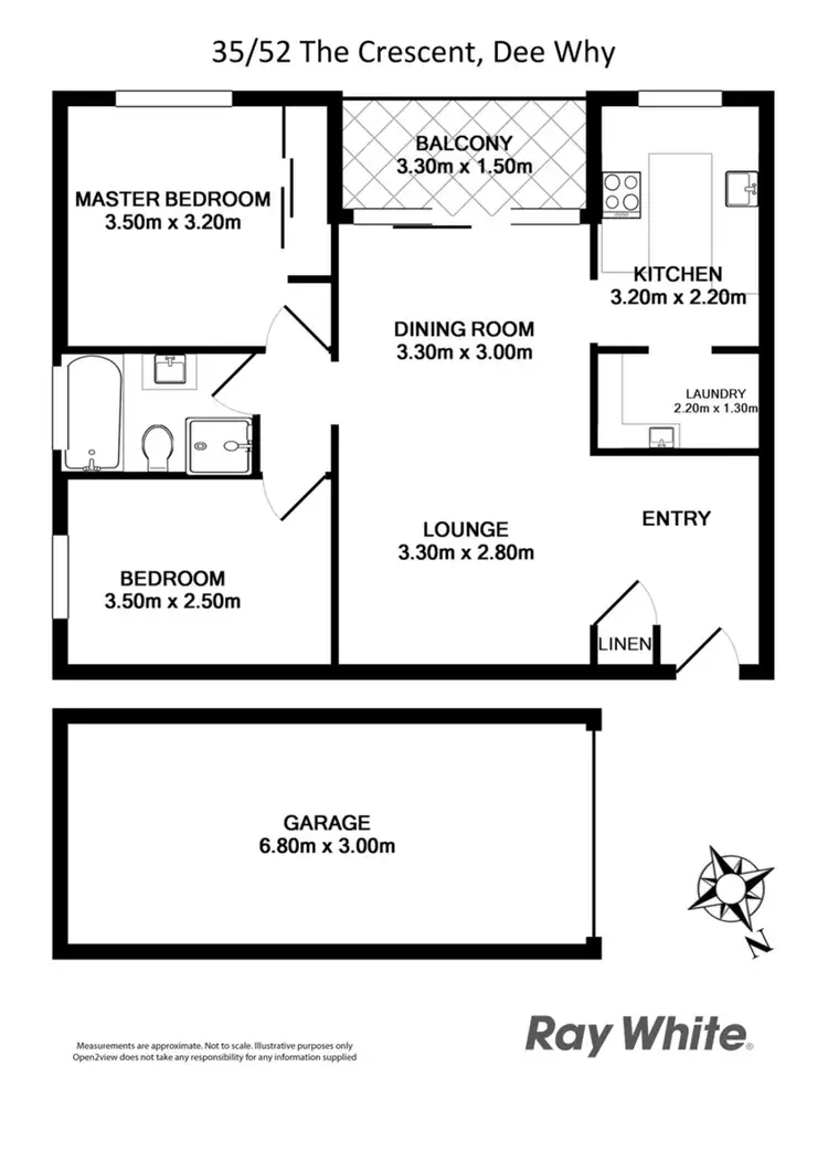 Floorplan of Homely unit listing, 35/52 The Cres, Dee Why NSW