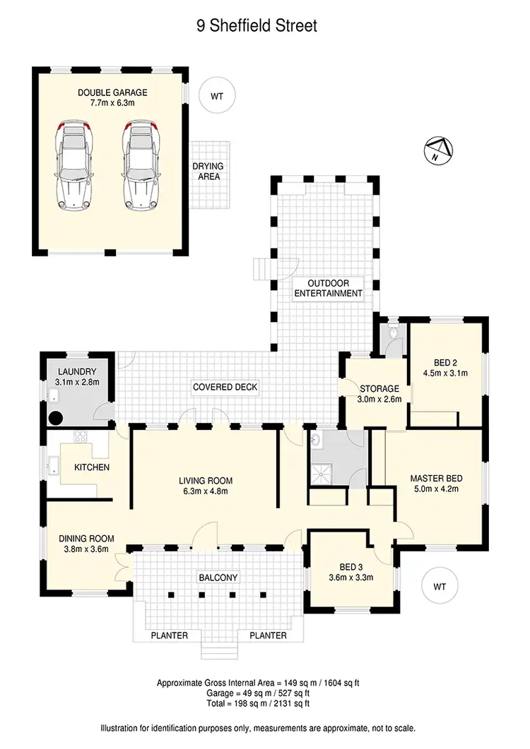 Floorplan of Homely house listing, 9 Sheffield St, Oxley QLD