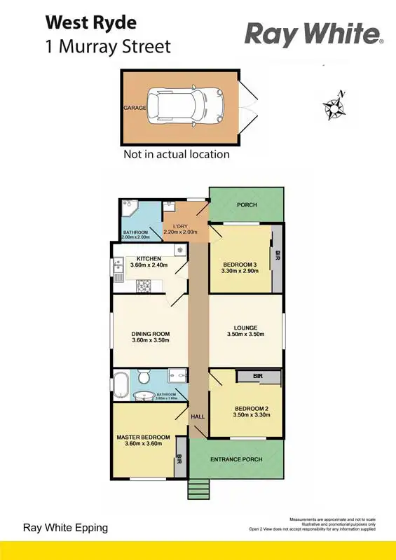 Floorplan of Homely house listing, 1 Murray St, West Ryde NSW