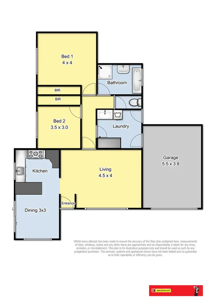 Floorplan of Homely house listing, 1/35 Kielli Dr, Warrnambool VIC