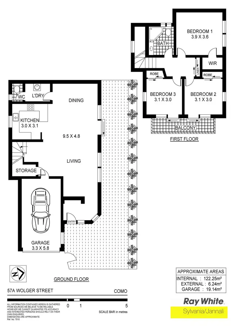 Floorplan of Homely house listing, 57A Wolger St, Como NSW
