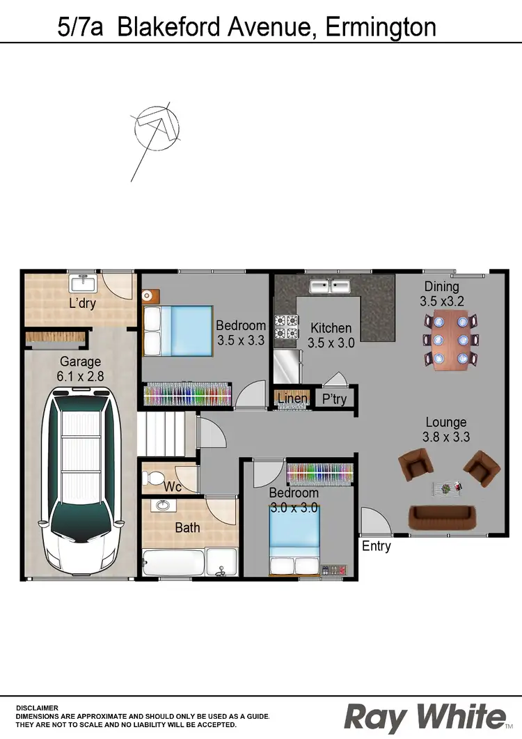Floorplan of Homely villa listing, 5/7a Blakeford Ave, Ermington NSW