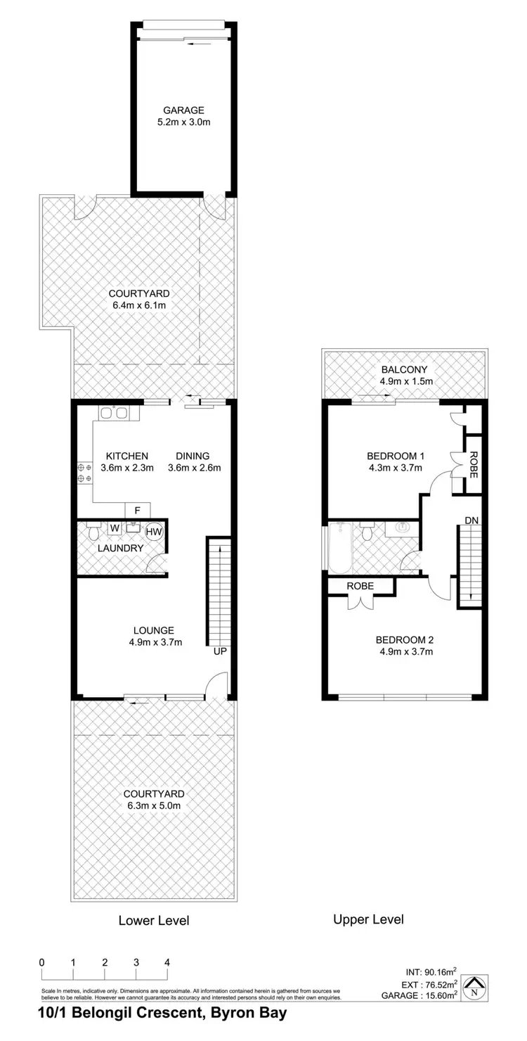 Floorplan of Homely townhouse listing, 10 / 1 Belongil Cres, Byron Bay NSW