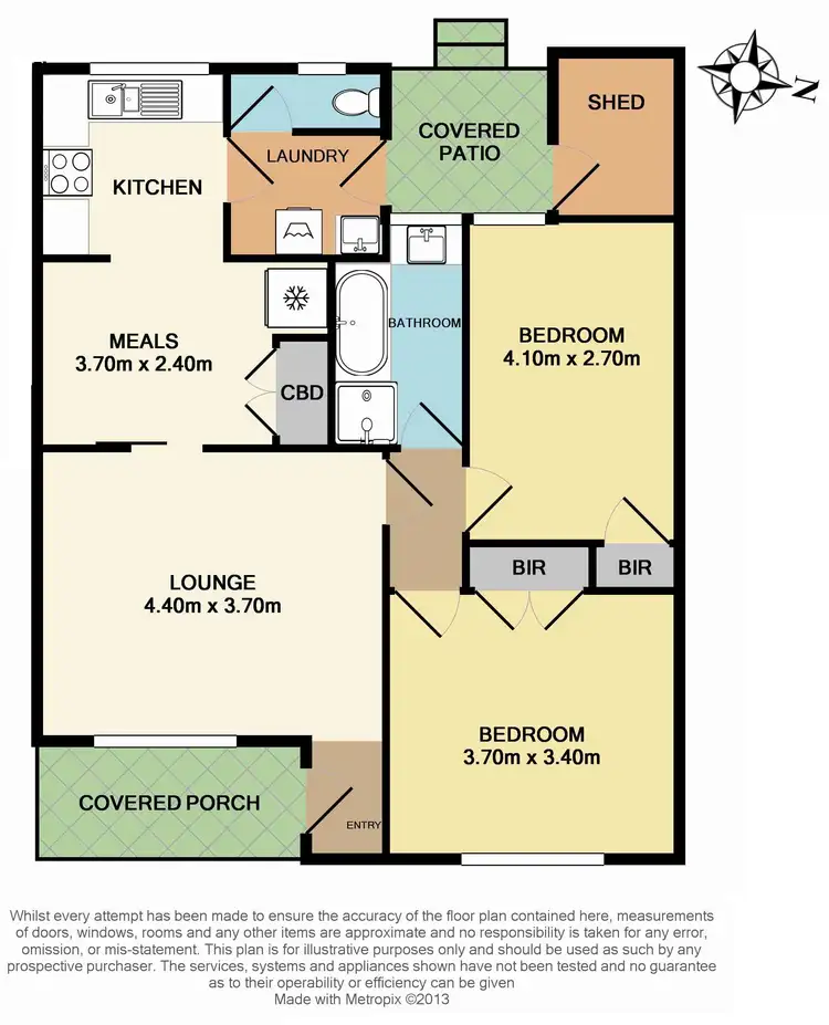 Floorplan of Homely unit listing, 2/9 Veronica St, Ferntree Gully VIC