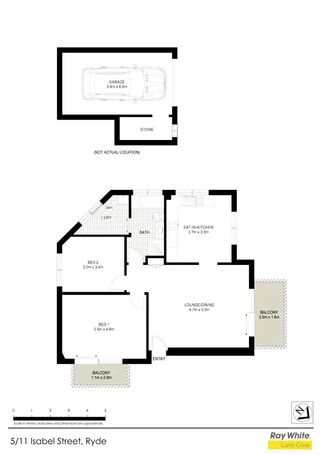Floorplan of Homely apartment listing, 5/11 Isabel St, Ryde NSW