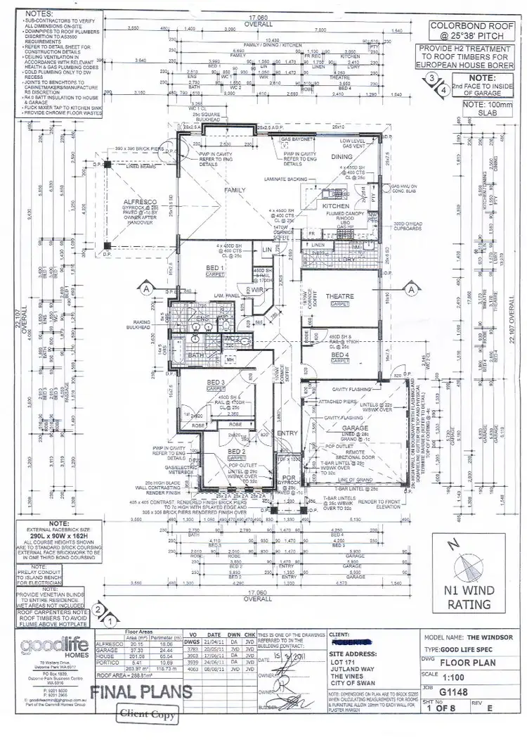 Floorplan of Homely house listing, 18 Jutland Way, The Vines WA