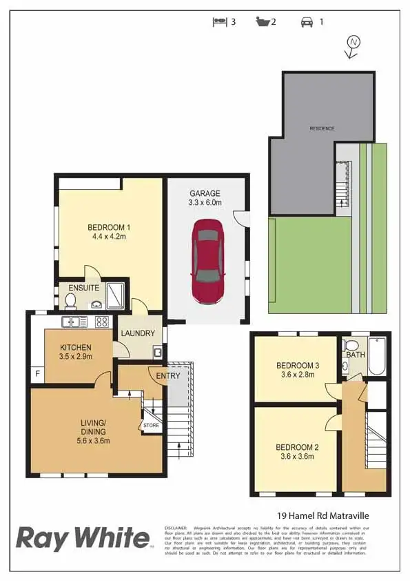 Floorplan of Homely house listing, 19 Hamel Rd, Matraville NSW