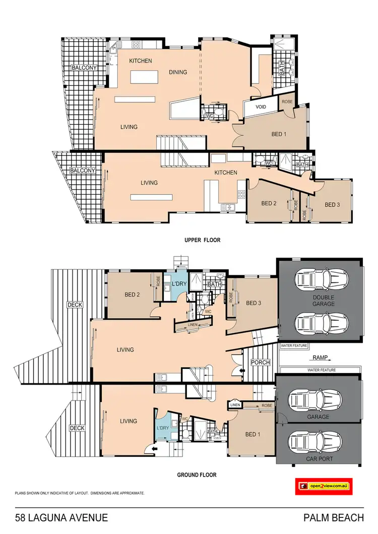 Floorplan of Homely other listing, 1/58 Laguna Ave, Palm Beach QLD
