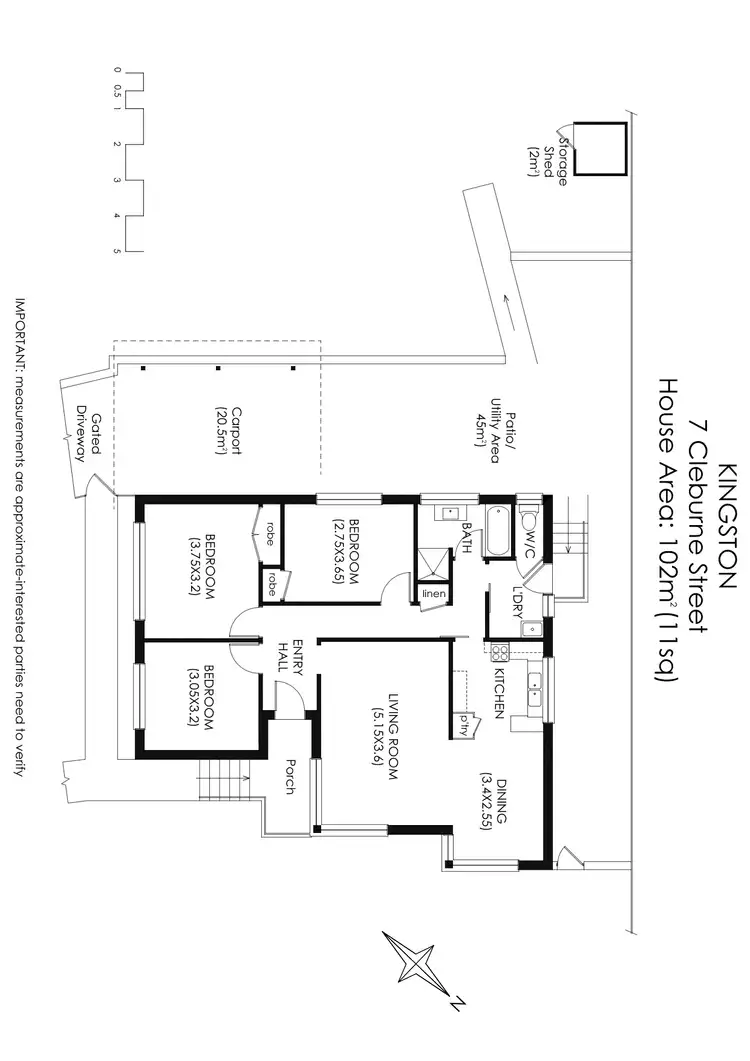 Floorplan of Homely house listing, 7 Cleburne St, Kingston TAS