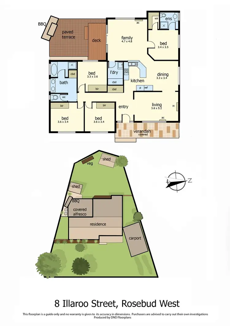 Floorplan of Homely house listing, 8 Illaroo St, Rosebud West VIC