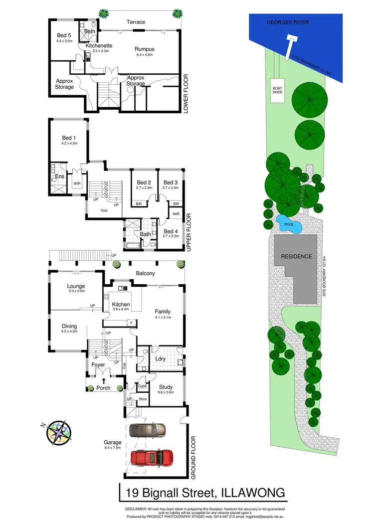 Floorplan of Homely house listing, 19-21 Bignell St, Illawong NSW