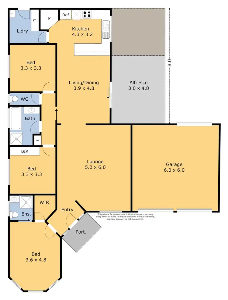 Floorplan of Homely house listing, 15 Lipson Dr, Lara VIC