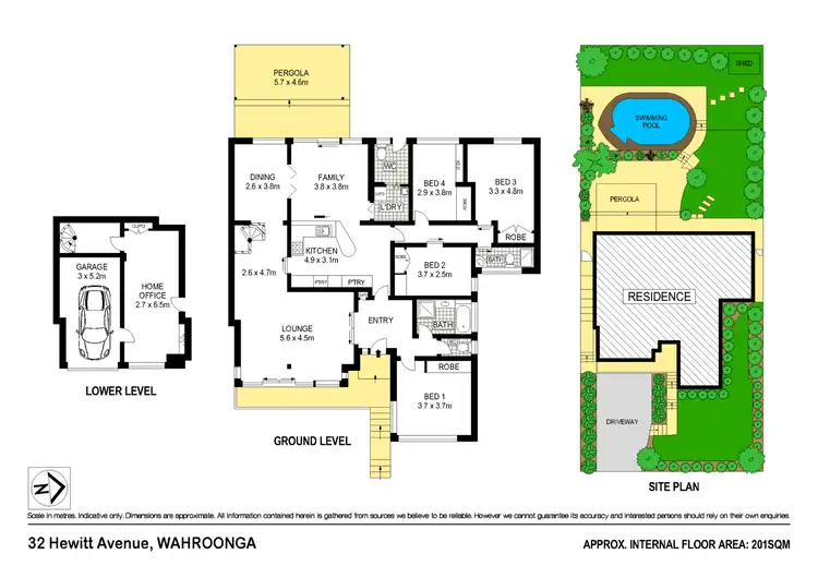 Floorplan of Homely house listing, 32 Hewitt Ave, Wahroonga NSW