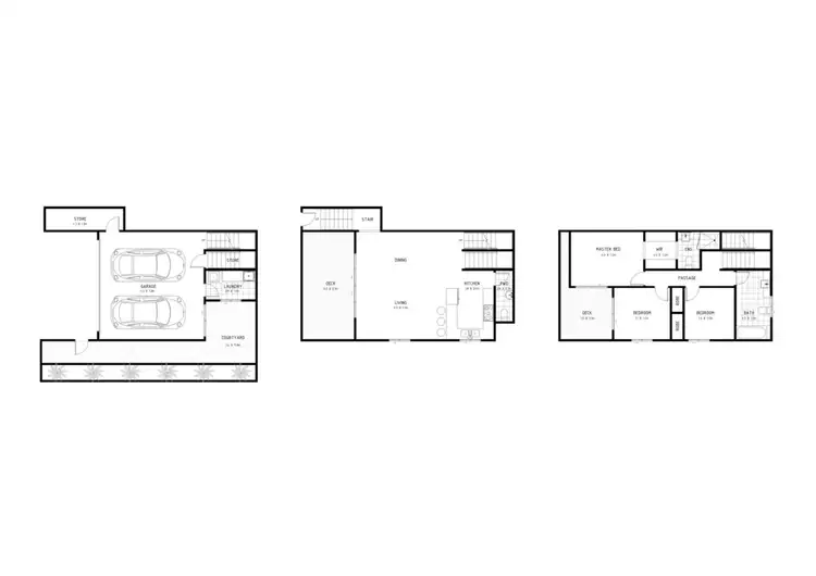 Floorplan of Homely townhouse listing, 10 Aden St, Clayfield QLD
