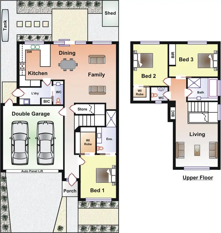 Floorplan of Homely unit listing, 28 Hope St, Rosebud VIC