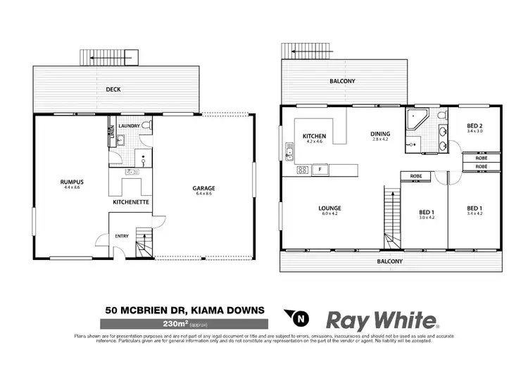 Floorplan of Homely house listing, 50 McBrien Dr, Kiama Downs NSW