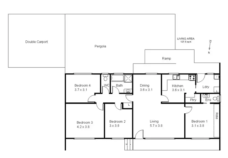 Floorplan of Homely house listing, 6 View St, Loxton SA