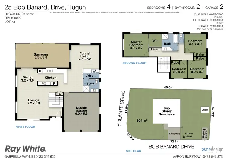 Floorplan of Homely house listing, 25 Bob Barnard Dr, Tugun QLD
