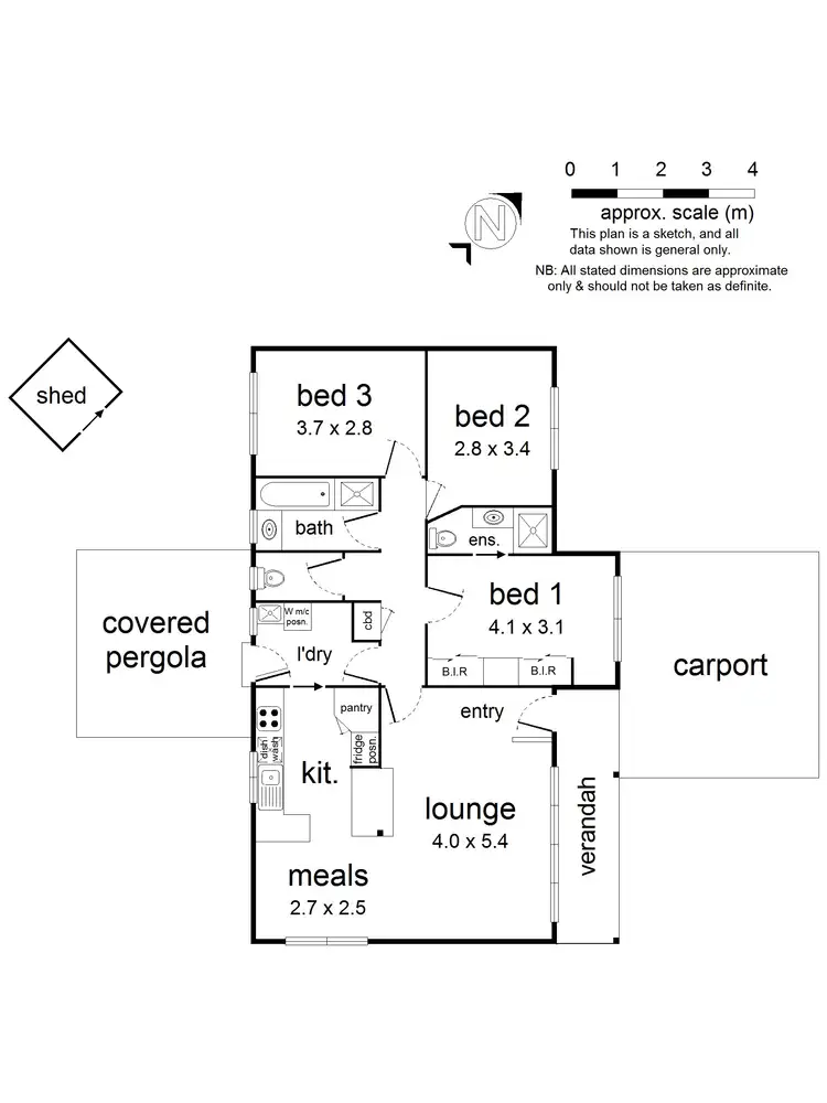 Floorplan of Homely house listing, 37 LOMOND Ave, Kilsyth VIC