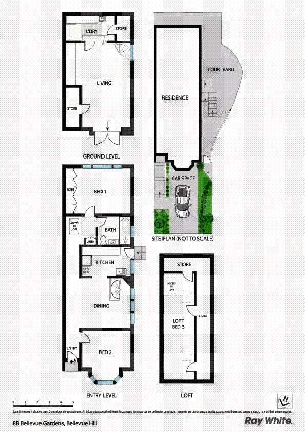 Floorplan of Homely house listing, 8B Bellevue Gdns, Bellevue Hill NSW