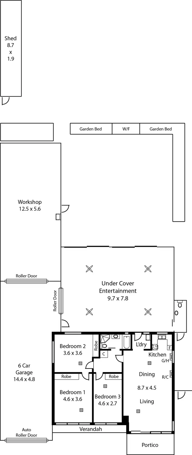 Floorplan of Homely house listing, 45 Surrey St, Grange SA