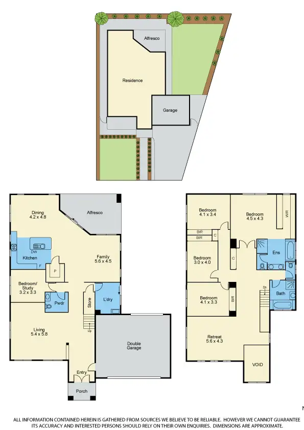 Floorplan of Homely house listing, 1 Anembo Ct, Doncaster VIC