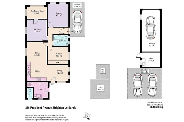 Floorplan of Homely house listing, 216 President Ave, Brighton-le-sands NSW