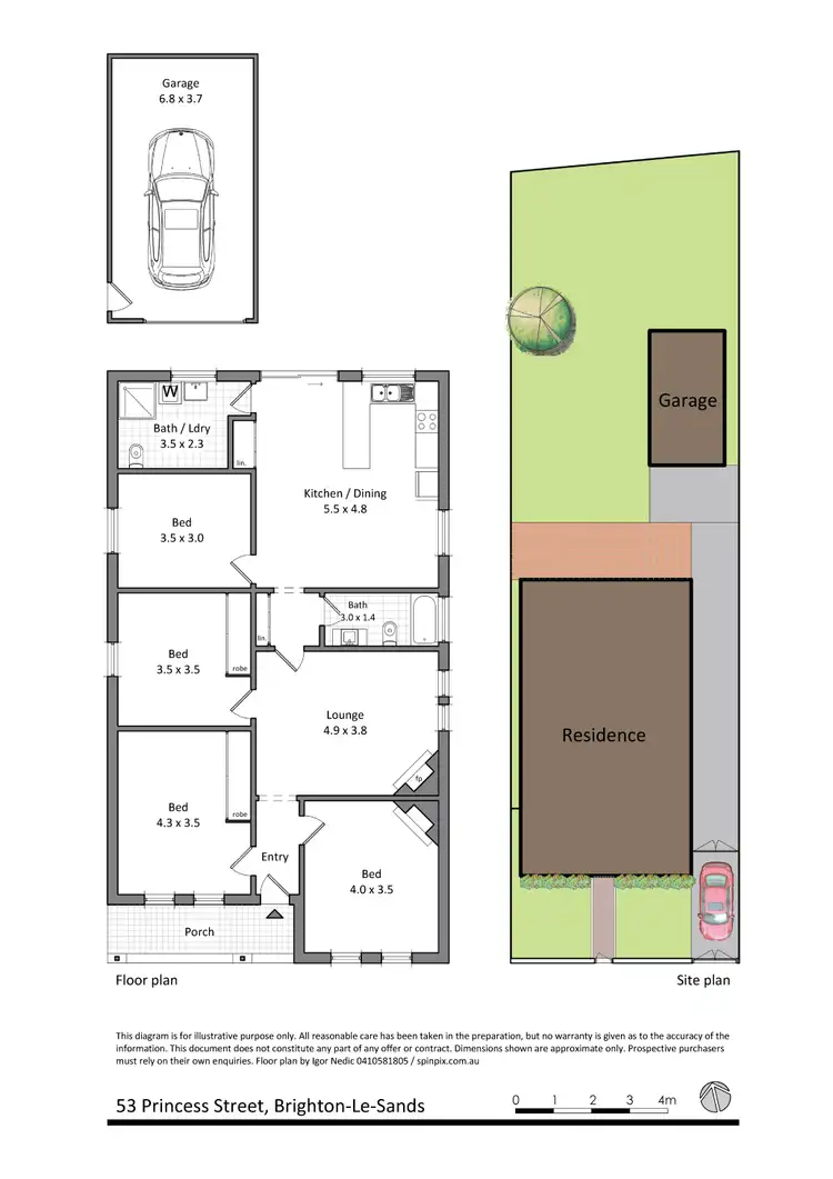 Floorplan of Homely house listing, 53 Princess St, Brighton-le-sands NSW