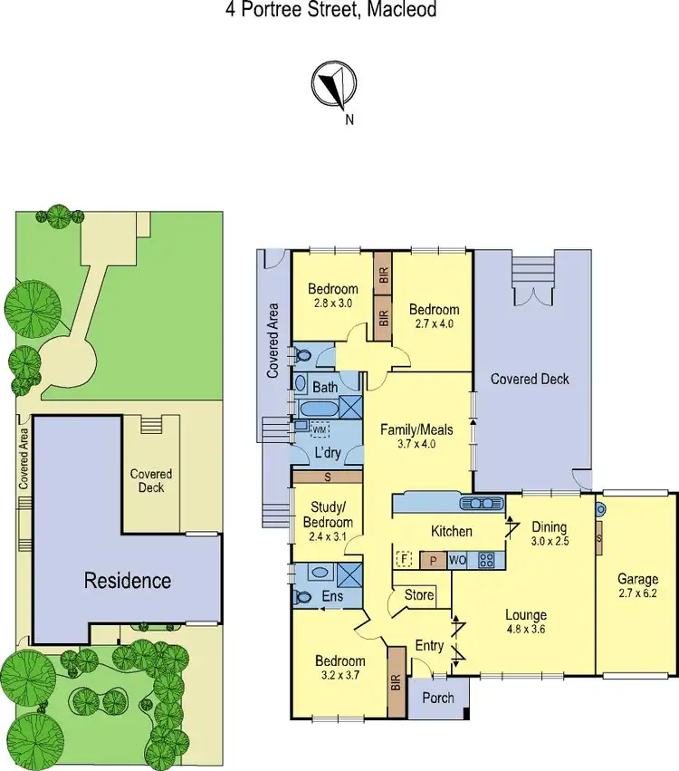 Floorplan of Homely house listing, 4 Portree St, Macleod VIC