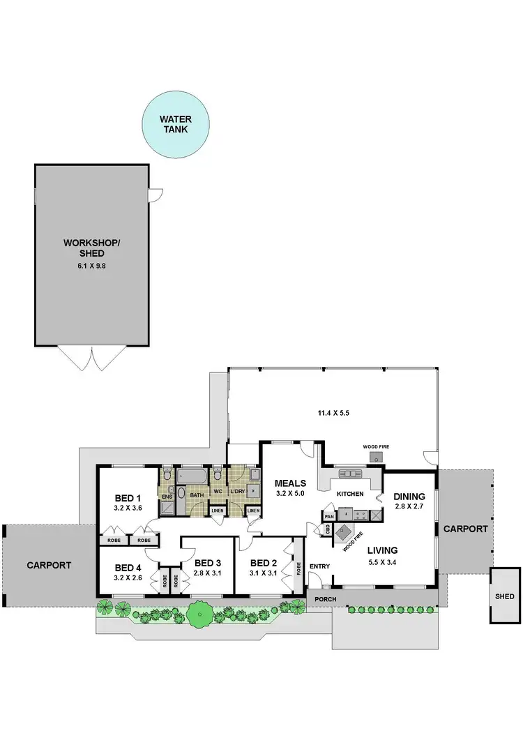 Floorplan of Homely house listing, 121 Seventh Ave, Eden Park VIC