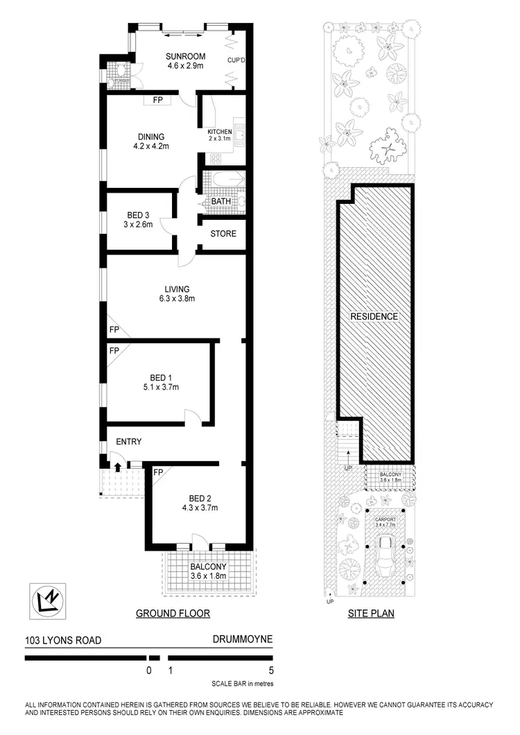 Floorplan of Homely other listing, 103 Lyons Rd, Drummoyne NSW