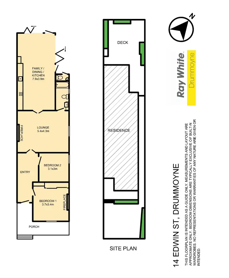 Floorplan of Homely house listing, 14 Edwin St, Drummoyne NSW
