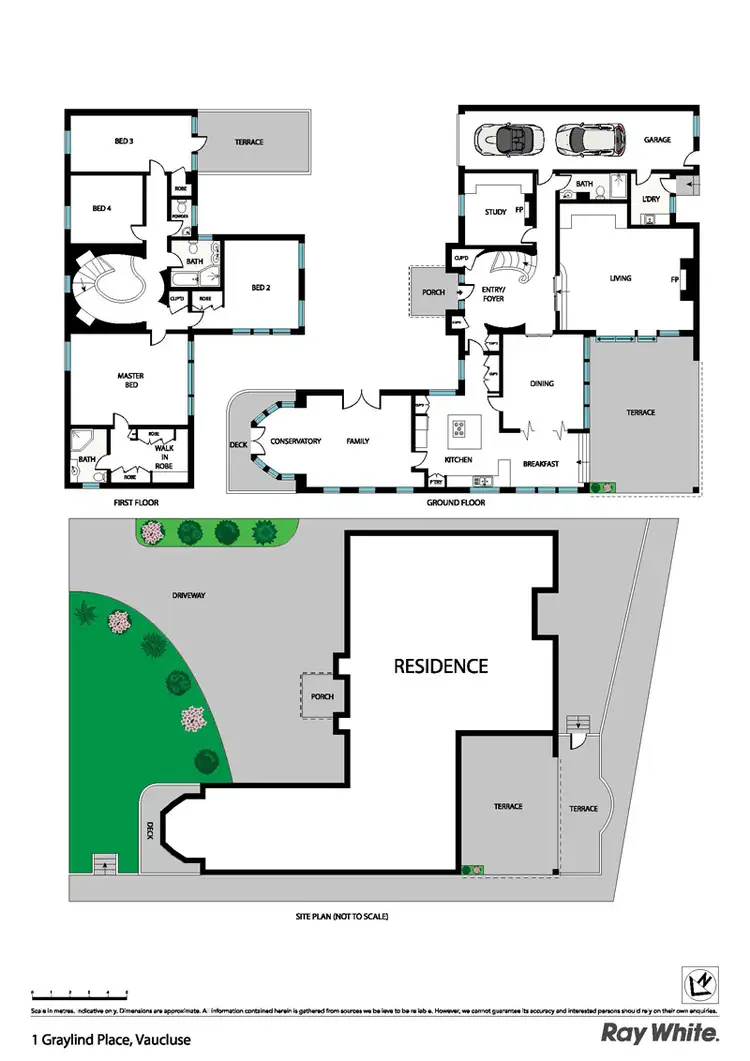 Floorplan of Homely house listing, 1 Graylind Pl, Vaucluse NSW