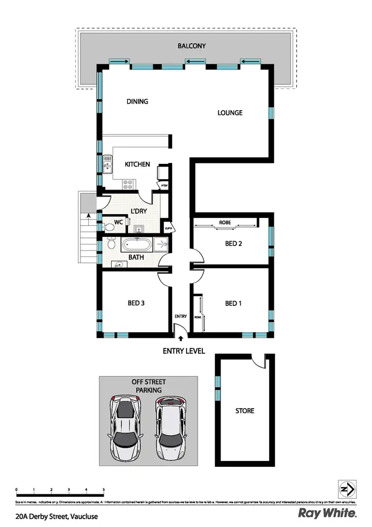 Floorplan of Homely apartment listing, 2/20A Derby St, Vaucluse NSW