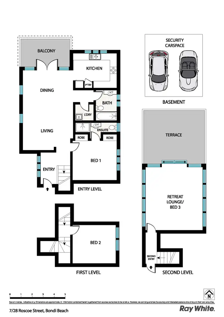 Floorplan of Homely apartment listing, 7/28 Roscoe St, Bondi Beach NSW