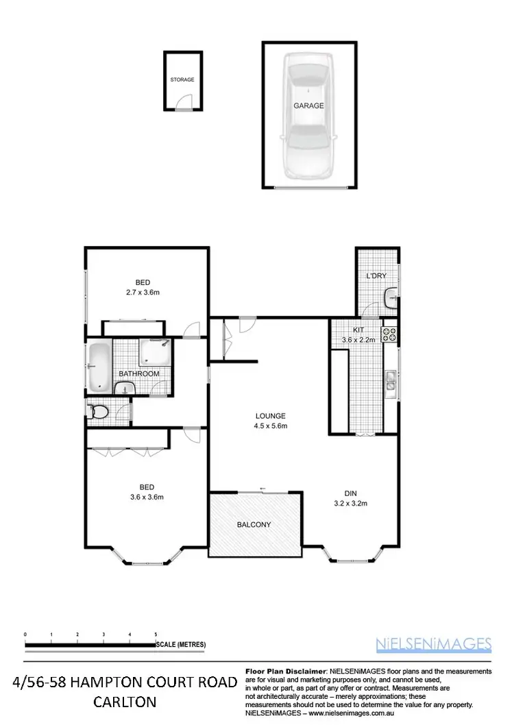 Floorplan of Homely unit listing, 4/56 Hampton Court Rd, Carlton NSW