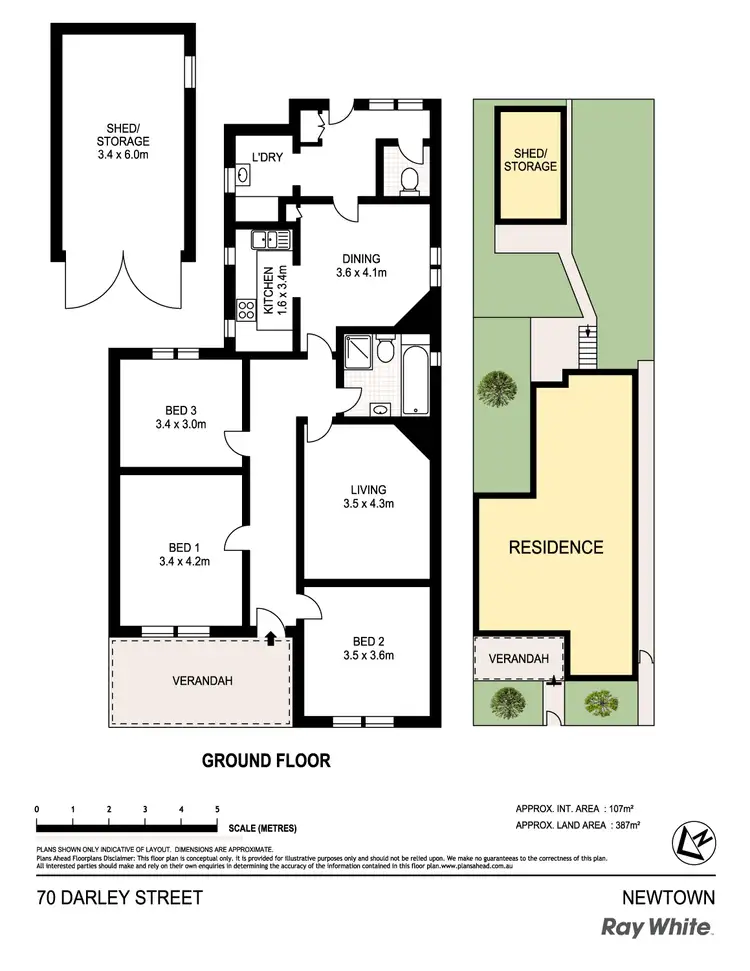 Floorplan of Homely house listing, 70 Darley St, Newtown NSW