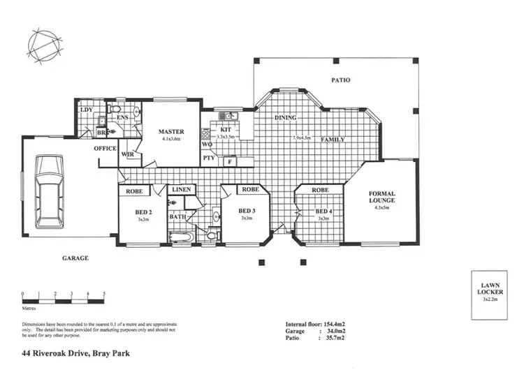 Floorplan of Homely house listing, 44 Riveroak Dr, Murwillumbah NSW