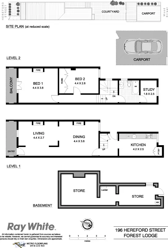 Floorplan of Homely house listing, 196 Hereford St, Glebe NSW