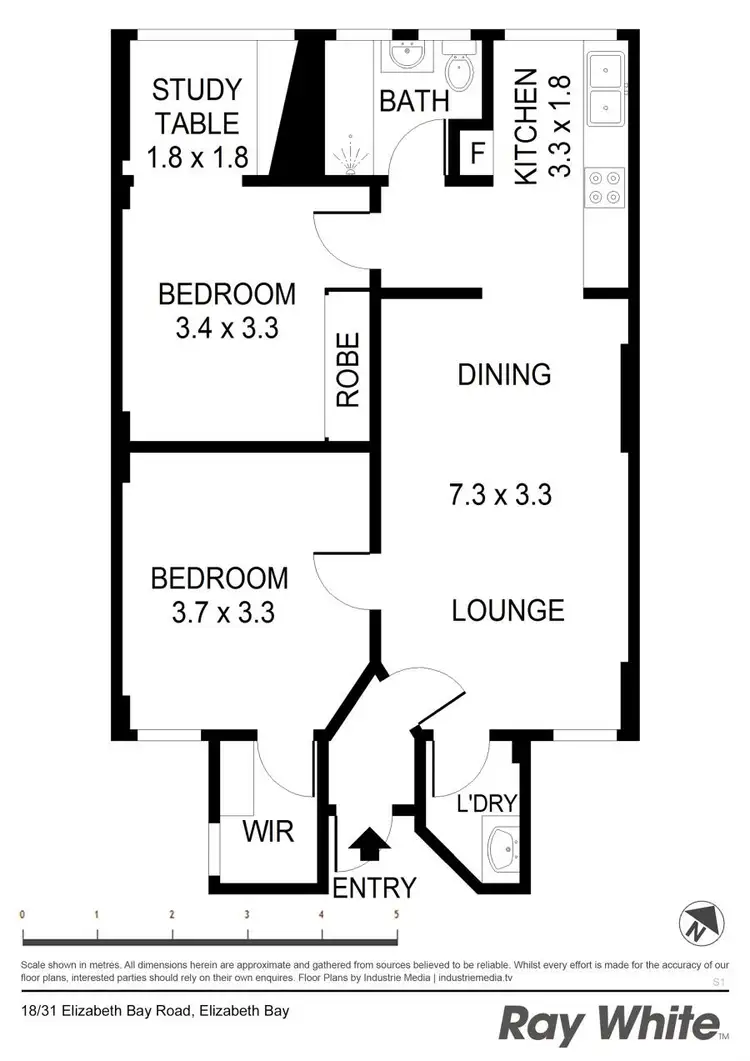 Floorplan of Homely apartment listing, 18/31 Elizabeth Bay Rd, Elizabeth Bay NSW